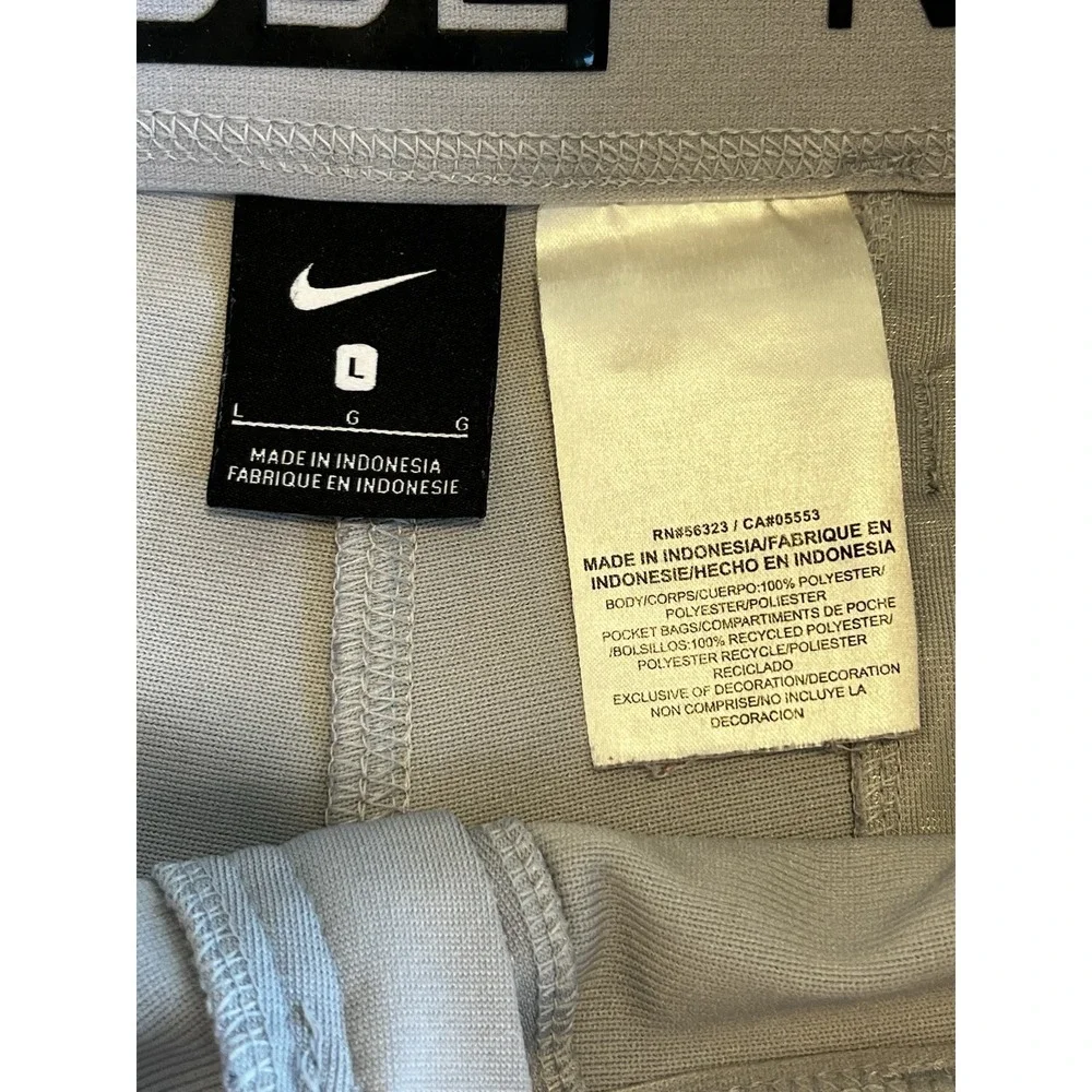 Nike Men's Baseball Pants Gray with‎ Red Stripe Size L